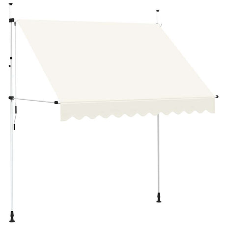 Vidaxl Luifel étend manuellement la crème 250 cm