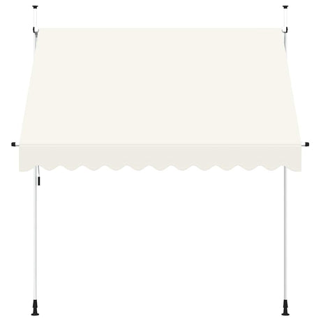 Vidaxl Luifel étend manuellement la crème 250 cm