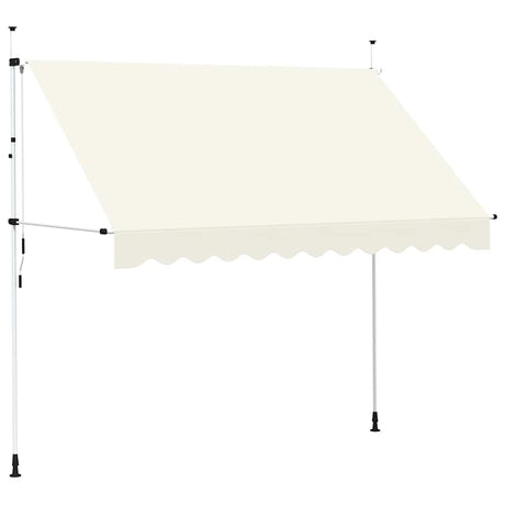 Vidaxl Luifel étend manuellement la crème 300 cm