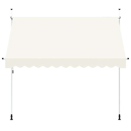 Vidaxl Luifel étend manuellement la crème 300 cm