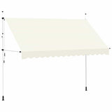 Vidaxl Luifel étend manuellement la crème 350 cm