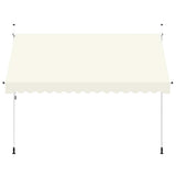 Vidaxl Luifel étend manuellement la crème 350 cm