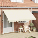 Vidaxl Luifel étend manuellement la crème 400 cm