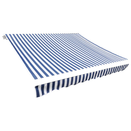 Vidaxl Laifeldoek 350x250 cm toile bleu et blanc