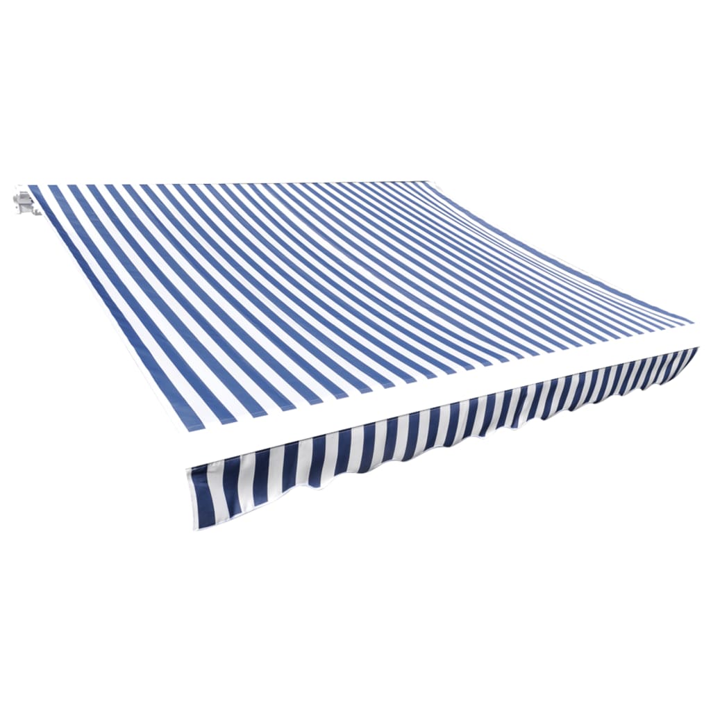 Vidaxl Laifeldoek 500x300 cm toile bleu et blanc