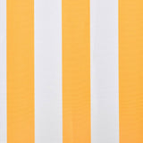 Vidaxl Laifeldoek 350x250 cm lona naranja y blanco