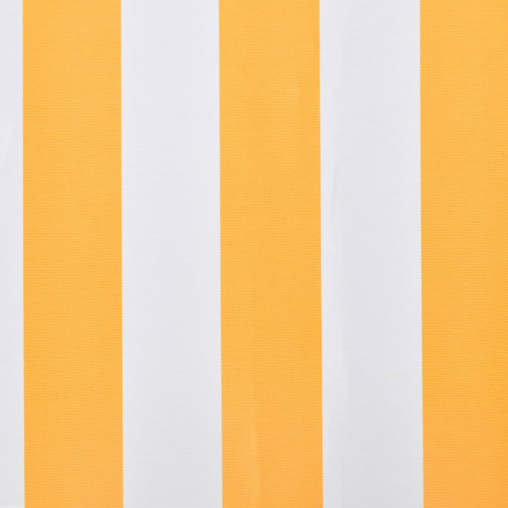 Vidaxl Laifeldoek 450x300 cm toile orange et blanc