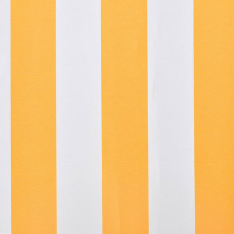 Vidaxl Laifeldoek 500x300 cm toile orange et blanc
