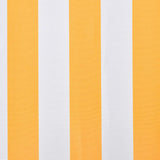 Vidaxl Laifeldoek 500x300 cm toile orange et blanc