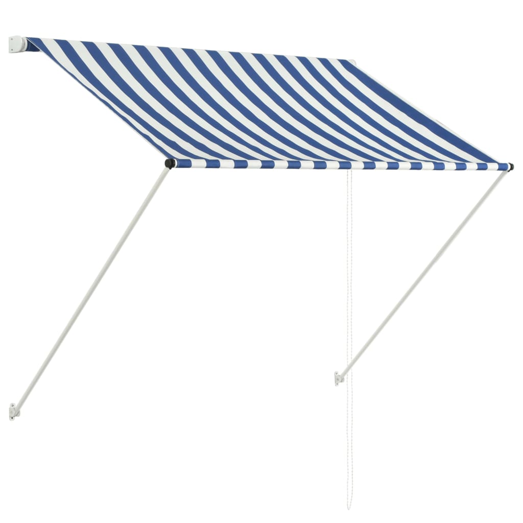 Vidaxl Laifel extensible 150x150 cm bleu et blanc