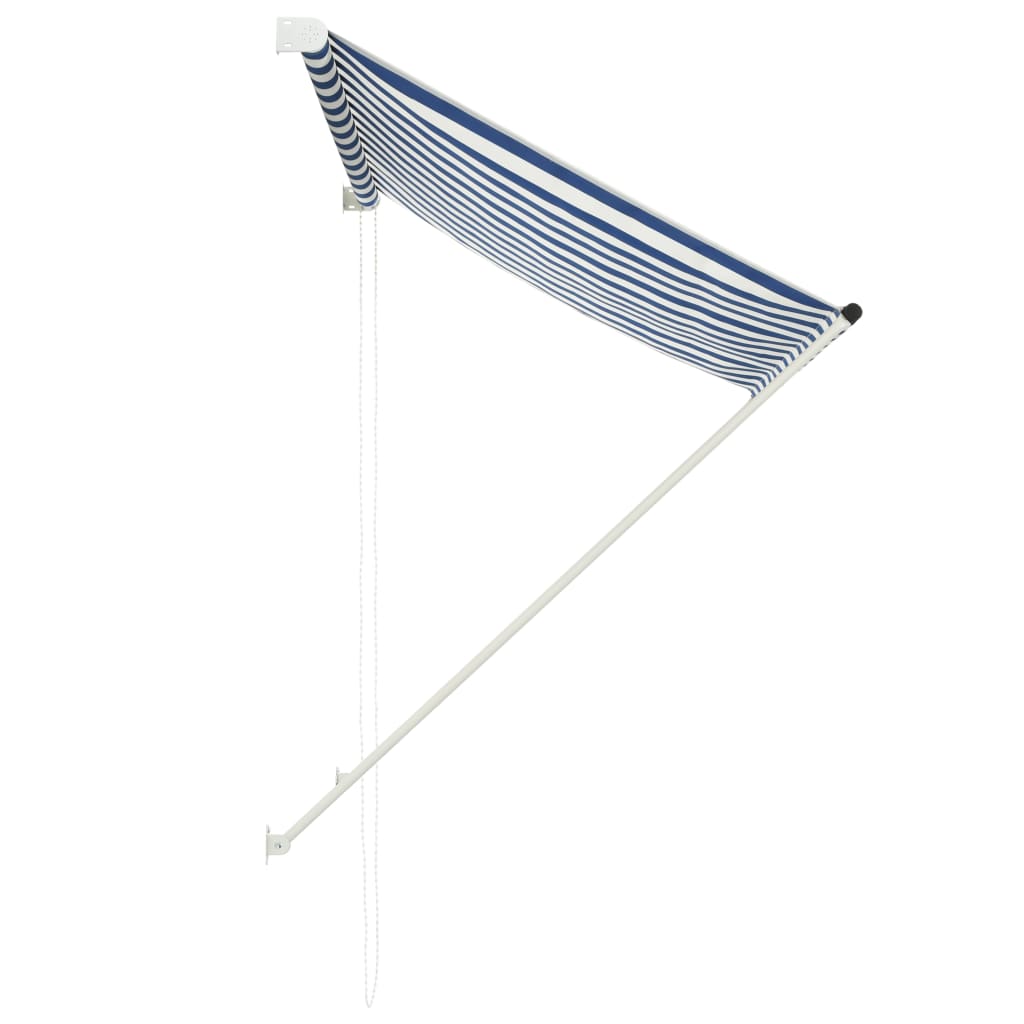 Vidaxl Laifel extensible 150x150 cm bleu et blanc