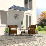 Vidaxl Laifel extensible 150x150 cm bleu et blanc