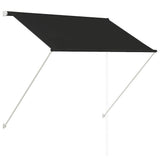 Vidaxl luifel extensible 150x150 cm anthracite