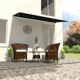 Vidaxl luifel extensible 250x150 cm anthracite