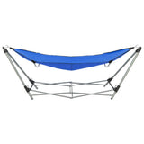 Vidaxl hamac avec bleu standard pliant