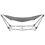 Hamac vidaxl avec gris standard pliant