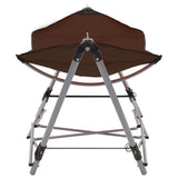 Hamac vidaxl avec marron standard pliant