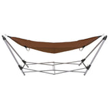 Hamac vidaxl avec marron standard pliant