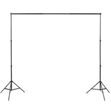 Vidaxl Photo Studio -Set mit 3 Baumwollhintergrund und Rahmen 3x3 m