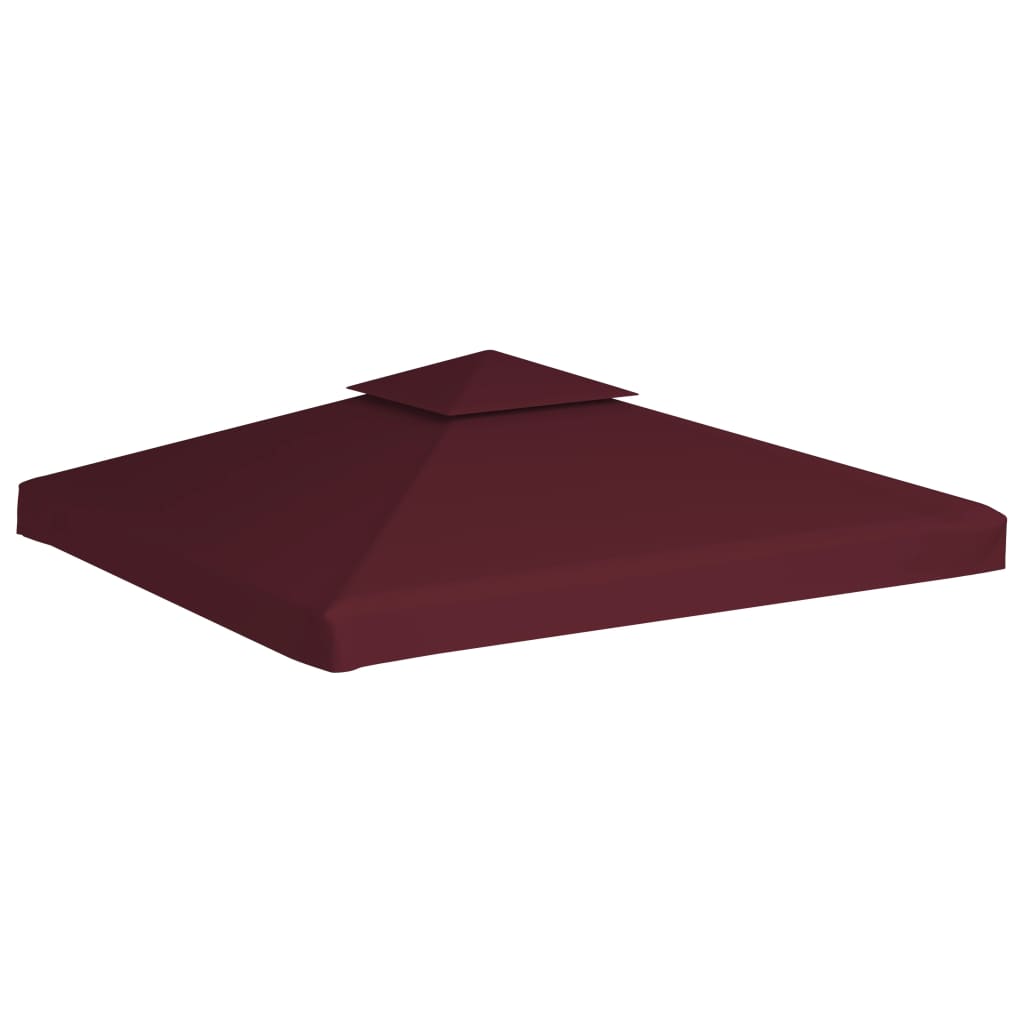 Vidaxl prieverkak 2-warstwowy 3x3m 310 g m² Bordeaux