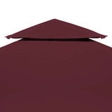Vidaxl Prieverkak 2 couches 3x3m 310 g m² Bordeaux