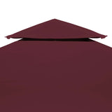 Vidaxl prieverkak 2-warstwowy 4x3m 310 g m² Bordeaux