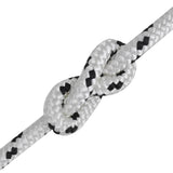 Corde de bateau vidaxl tressée 8 mm 500 m de polyester blanc