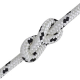 Corde de bateau vidaxl tressée 12 mm 250 m en polyester blanc