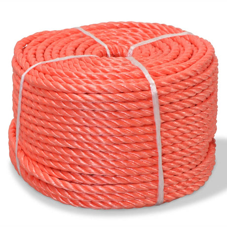 VidaXL corde torsadée 14 mm 100 m polypropylène orange