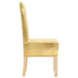 Vidaxl 6 sted couvre l'or