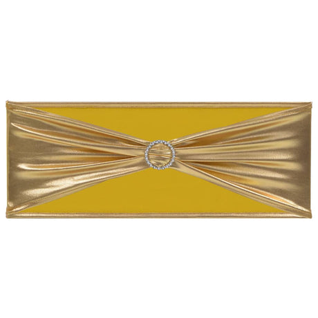 Vidaxl 25 st stoellint avec diamant stretch or
