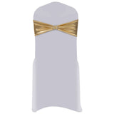 Vidaxl 25 st stoellint avec diamant stretch or