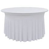 Vidaxx 2 pcs nappes extensibles avec jupe 120x74 cm blanc