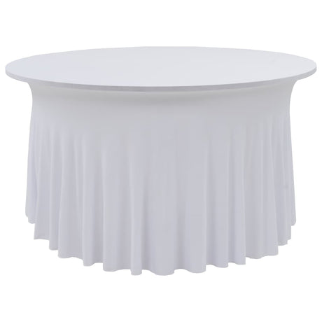 Vidaxx 2 pcs nappes extensibles avec jupe 120x74 cm blanc