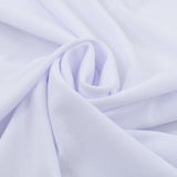 Vidaxl 2 stage de table étirement avec jupe 150x74 cm blanc