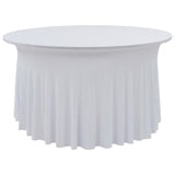 Vidaxl 2 St Table Cover Streck mat Rock 180x74 cm wäiss