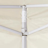 Tente pliante vidaxl avec 2 murs 3x3 m crème