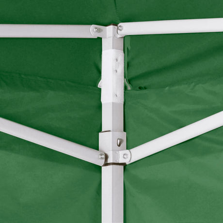Tente pliante vidaxl avec 2 murs 3x3 m vert