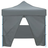 Vidaxl Pliant tente pop-up avec 4 murs latéraux 3x3 m anthracite
