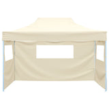 Tente pliante vidaxl avec 3 murs 3x4,5 m crème