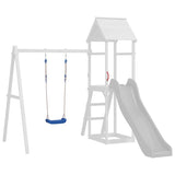 Vidaxl Swing Sièges 2 ST avec des cordes 37x15 cm Bleu en polyéthylène
