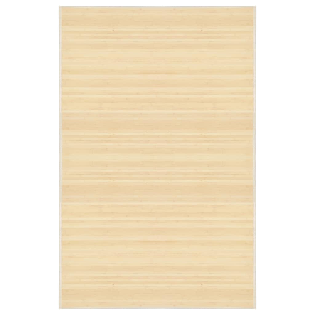 Vidaxl Carpet 100x160 cm Bamboo naturel