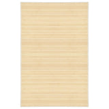 Vidaxl Carpet 100x160 cm Bamboo naturel