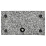 Vidaxl Parasol Foot rectangulaire 25 kg de granit noir