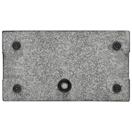 Vidaxl Parasol Foot rectangulaire 25 kg de granit noir