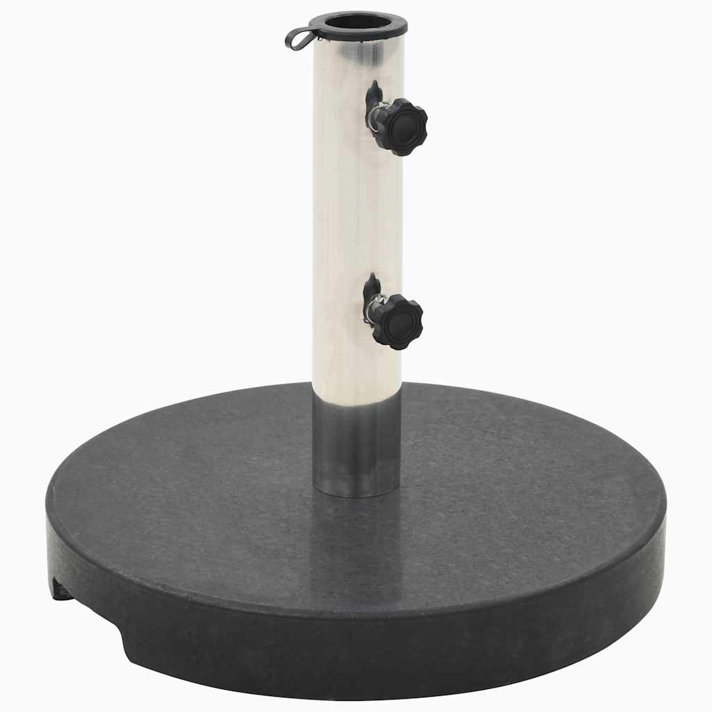 Vidaxl Parasol Foot environ 20 kg de granit noir