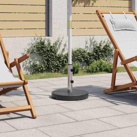 Vidaxl Parasol Foot environ 20 kg de granit noir