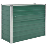 Vidaxl Planter insenté 100x40x77 cm en acier galvanisé vert