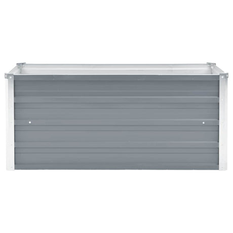 Vidaxl Planter insenté 100x40x45 cm Gray en acier galvanisé