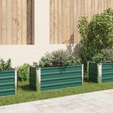 INSERT PLANTER VIDAXL 100X40X45 CM GALVANISÉ ACIER vert